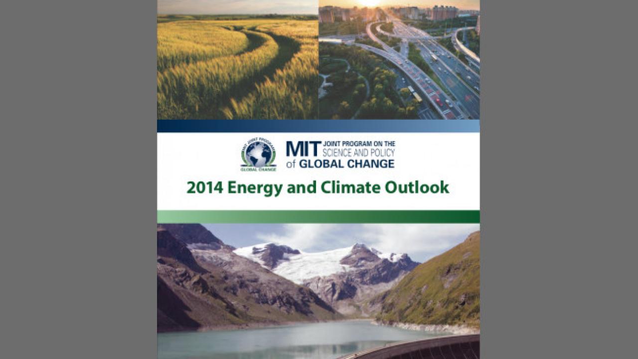 Cover of the report, "2014 Climate and Energy Outlook"
