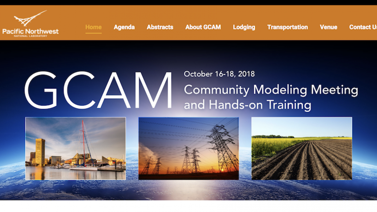 2018 GCAM Community Modeling Meeting