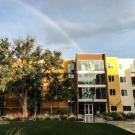 Rainbow over the UC Davis campus